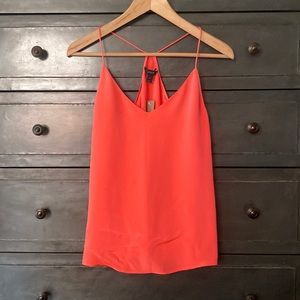 NWT! J Crew Hot Orange Tank Size 4P